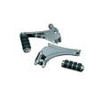 thumbnail image 2 of Kuryakyn 4353 Motorcycle Footpegs: Adjustable Passenger Pegs for 2010-19 Harley-Davidson Motorcycles with Fixed Mounts, Chrome, 1 Pair, 2 of 4