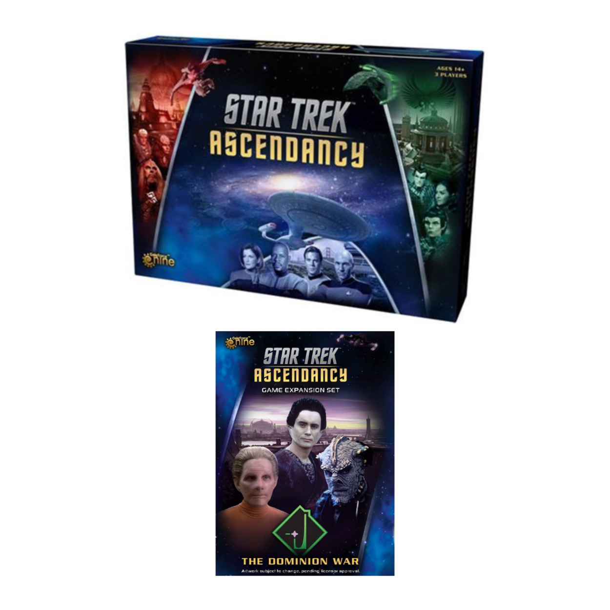 Gale Force Nine Star Trek Ascendancy Board Game with The Dominion War Game  Set