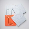 thumbnail image 2 of Champro 2 Bases Matelassées avec Double Première Base (Orange/blanc), 2 of 5