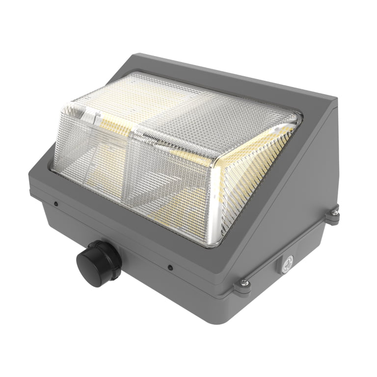 120W LED Wall Pack Light with Dusk-to-Dawn Sensor, 16800LM 5000K LED