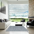 thumbnail image 6 of Ahgly Company Indoor Square Contemporary Platinum Silver Gray Area Rugs, 7' Square, 6 of 6