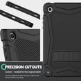 thumbnail image 2 of AVAWO Shockproof Case for Samsung Galaxy Tab A11+ Plus 11 inch 2026 with Built-in Kickstand, 3 Layers Heavy Duty Protection Cover for Galaxy A11+/A9+ 10.9, Black, 2 of 11
