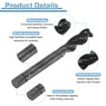 thumbnail image 3 of Uxcell Spiral Flute Thread Tap 3/8-24 UNF Machine Taps HSS6542 Nitrided Coated, 3 of 6