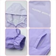 thumbnail image 7 of OGLCCG Girls Windbreaker Jacket with Hood Zip Up Lightweight Waterproof Rain Jacket Gradient Color Fall Breathbale Outerwear 3-15 Years, 7 of 7