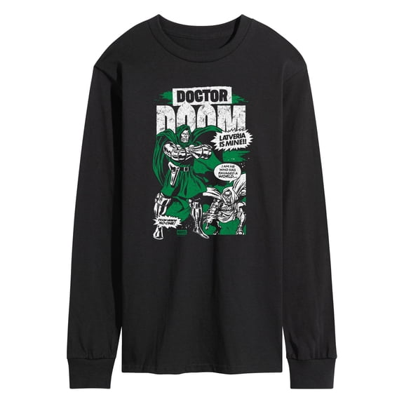 Fantastic Four - Dr. Doom Magazine - Men's Long Sleeve Graphic T-Shirt