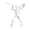 White, variant on Skeleton Movable Model, Fully Poseable Action Figure with Weapons, 3D Assembly Kit for Display, 8 Styles Available for Collectors & Hobbyists