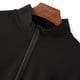 thumbnail image 5 of Blusa y camisa de manga larga con cuello alto para hombre, color liso, con cremallera, deportiva, de manga larga y cuello alto., 5 of 8