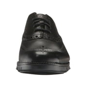 Cole Haan Mens Wingtip Oxford Shoe, Black, 11.5