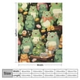 thumbnail image 4 of Orinice Frog Blanket Super Soft Warm Animal Flannel Throw Blankets for Boys Girls Adults Lovers for Couch Sofa Bed Office Gifts  50x60in, 4 of 6