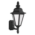 thumbnail image 2 of 89824EN3-12-Generation Lighting-Sea Gull Lighting-Brentwood-100W One Light Outdoor Medium Wall Lantern in Traditional Style-10.25 Inch wide by 19.75, 2 of 2