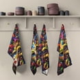 thumbnail image 5 of Coolnut Mardi Gras Carnival Mask Feathers Kitchen Dish Towel Set,Drying Kitchen Towels Tea Towels Gift Set for Drying Cleaning Cooking Baking 4Pcs Wash cloth, 5 of 7