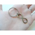 thumbnail image 3 of JewelryEveryday Bronze Infinity Symbol Keychain - You and Me for Infinity; 8 Year Anniversary Gift Couples Keychain, 3 of 4