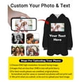 thumbnail image 3 of Custom Wearable Blanket Hoodies with Picture Face Personalized Hooded Blanket Sweatshirt Pocket Customized Kids Adults, 3 of 6