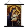thumbnail image 2 of 18 Inch Our Lady of Mount Carmel Religious Hanging Wall Art Scroll, 2 of 2