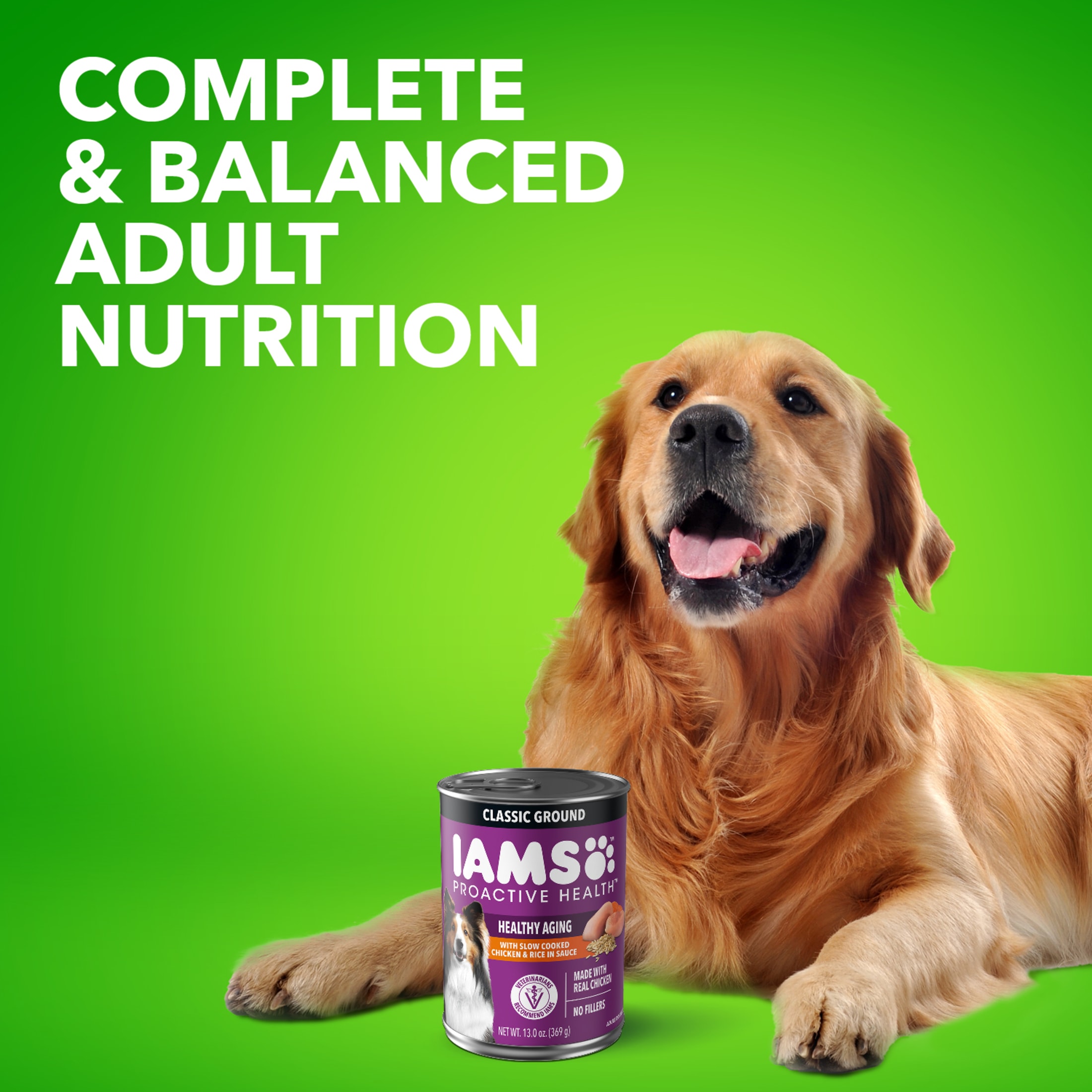 Iams Proactive Health Senior Slow Cooked Chicken & Rice Wet Dog Food photo 7