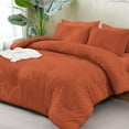 thumbnail image 2 of ANGENIA Bed in a Bag Queen, 7 Pieces Burnt Orange Bedding Comforter Sets for Queen Bed, Boho Cozy Fluffy Tufted Bed Sets with Comforter, Sheets, Pillowcases & Shams, 2 of 7