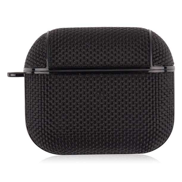 Estuche para auriculares de nailon a prueba de agua Portátil Little Pro Funda inalámbrica Reemplazo visual para hombres a prueba de golpes para Airpods 3 Negro Inevent EL005100-04