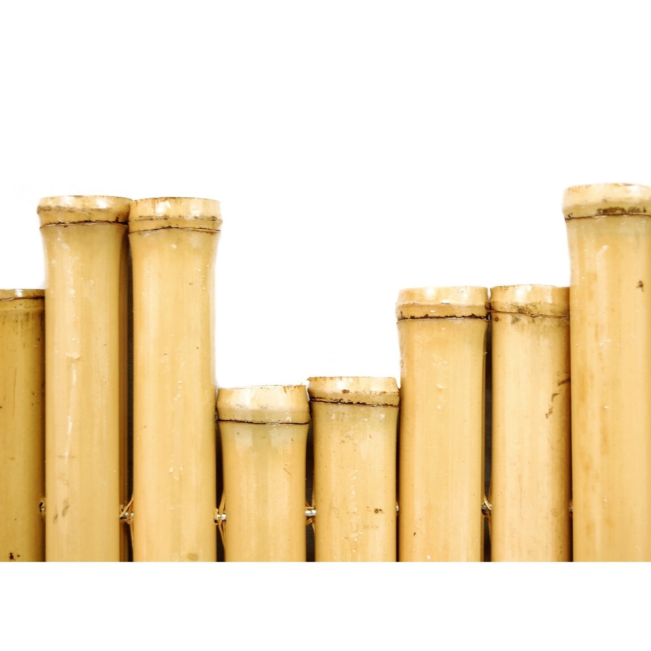 Backyard X-Scapes Natural Bamboo Border Edging for Garden Landscaping 23" L x 8" H (5-Pack)