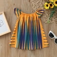 thumbnail image 4 of Coerni Girls African Clothes Kids Off Shoulder Shirt Summer Outfits Traditional Dashiki Ankara Toddler Girls Tees Tops, 4 of 9