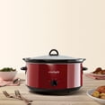 thumbnail image 5 of Crock-pot SCV800-R Express Crock olla de cocción lenta de 8 cuartos de galón, color rojo, 5 of 5
