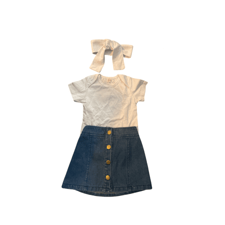 

Button Down Skirt Set