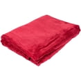 thumbnail image 4 of BIRDROCK HOME Internet's Best Plush Throw Blankets - Burgundy (Red) - Ultra Soft Couch Blanket - Light Weight Sofa Throw - 100% Microfiber Polyester - Easy Travel - King Bed - 108 x 90, 4 of 5