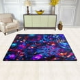 thumbnail image 3 of Non-Slip Area Rug 31"x20" Indoor Washable Floor Mats Carpet Printed for Living Room, Bedroom, Home Decor Glittery Ornaments, 3 of 7