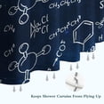 thumbnail image 6 of Math Equations Chemical Structures Blue Pattern Shower Curtain 72"x72" ,Bathroom Decorative Shower Curtains Set with 12 Hooks,Modern Waterproof Washable Shower Curtain, 6 of 6