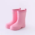 thumbnail image 5 of Elegyee Girls Rain Boots Unisex Solid Lightweight Soft Sole Non Outdoor Wear Rain Shoes, 5 of 8