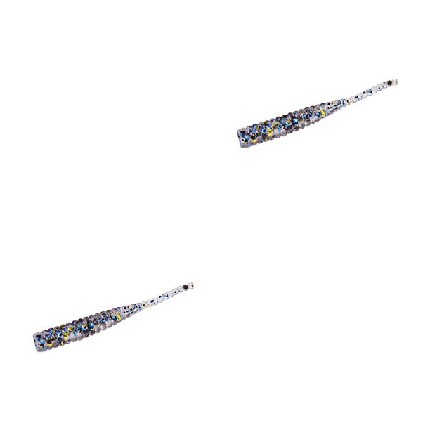 sweethay Lote de 15 unidades de señuelos blandos de gusano de silicona para pesca, señuelos artificiales de pesca de 38mm, cebos artificiales 9 # 2piezas sweethay CBP028697