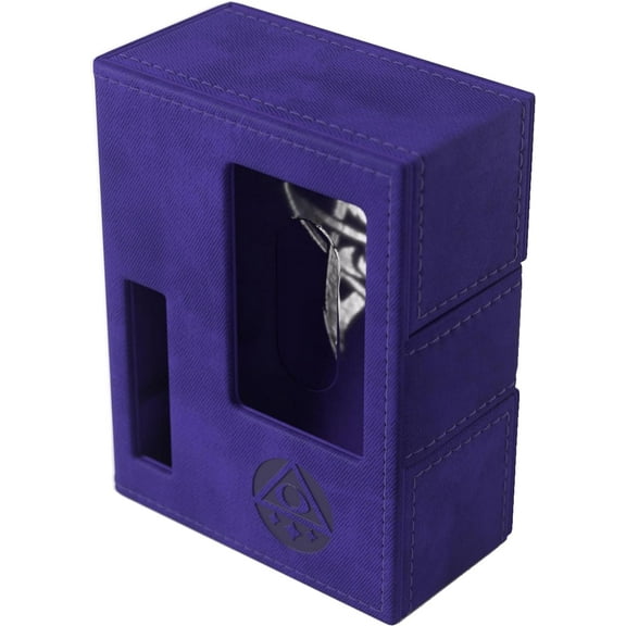 Arkham Horror Investigator Deck Tome, Purple | Premium Deck Box