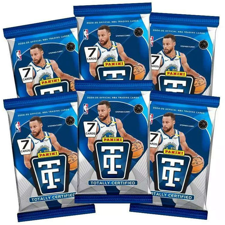 Panini NBA 2024-25 Totally Certified Trading Card MEGA Box, 6