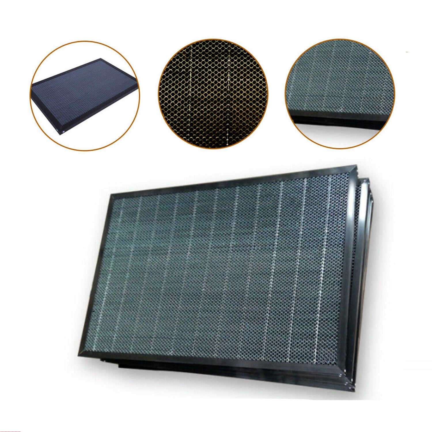 63*43*2.3cm Black Rectangular Honeycomb Working Table Honeycomb Working Table for Laser Engraver Cutting Machine
