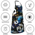 thumbnail image 5 of Kdxio Football Apron with Pockets Adjustable Kitchen Aprons for Men Women Waterproof Aprons for Cooking,Drawing,Crafting, Baking Household Cleaning, 5 of 8