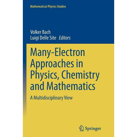 Mathematical Physics Studies Many-Electron Approaches in Physics, Chemistry and Mathematics: A Multidisciplinary View, (Paperback)