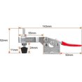 thumbnail image 2 of Toggle Clamps,Horizontal Holding Non-Slip Welding Hand Tools, GH-201B 90 kg / 198 lb Capacity (4 Pcs), 2 of 4
