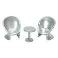 thumbnail image 2 of Diorama Furniture 1:87 Figures decor Table and Chair Set Collectors Item DIY Model Diorama Toys Miniature Figure People Models Argent, 2 of 8