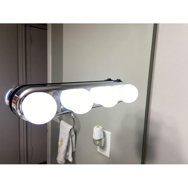 Portable Led Lights For Vanity Mirror 4, Battery Operated Led Vanity Lights