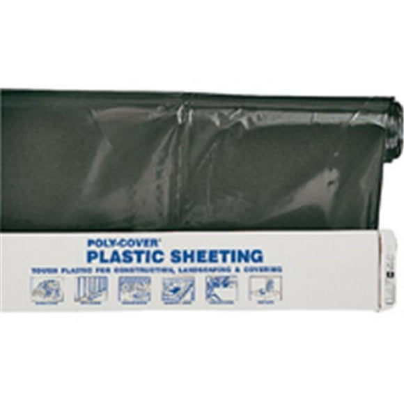 Pro-fitl Poly 4X6-B 6 x 100 Ft. 4 Mil Black Poly Film
