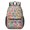 Pioneer Flower Floral Print Pattern-2, variant on Pioneer Flower Floral Print Pattern 17" School Backpacks for Teens,Waterproof Oxford Fabric,S-Shape Padded Straps for School,Travel,Hiking,Camping