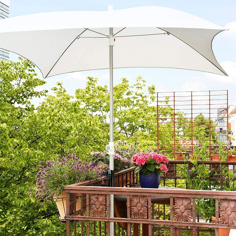 best patio umbrella holder ZZM for Deck Railing, Adjustable Deck Umbrella Mount Outdoor, Attachable to Railing Mounting Brackets Enjoy the outdoor lifestyle with this attractive antique Outsunny patio umbrella stand Deck Umbrella Mount,Umbrella Holder for