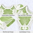 thumbnail image 3 of St Patricks Day Seamless Clovers Pure Cotton Bodysuit Short Sleeve Pajamas One-Piece Romper Unisex 3 Months, 3 of 6