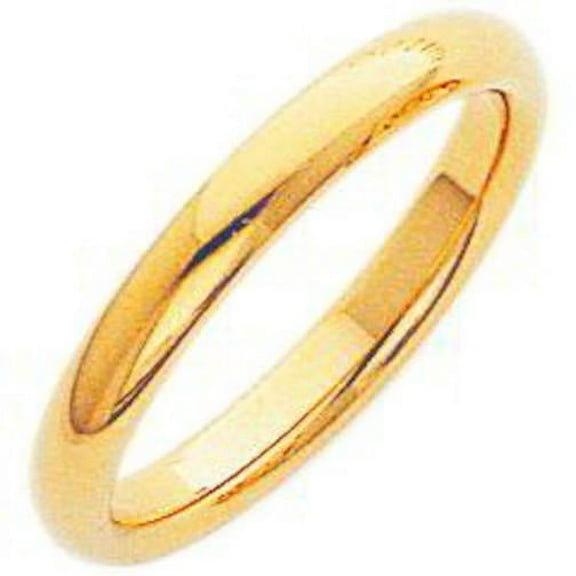 14K Gold Comfort Fit Wedding Band Sz 10.5