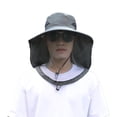 thumbnail image 1 of Mesh Bucket Hat Anti-mosquito Summer Face Mask, 1 of 8