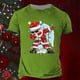 thumbnail image 1 of Camiseta de hombre Feliz Navidad alfabeto Santa 3d impreso manga corta cuello redondo pulóver ropa de hombre de gran tamaño camisetas de dibujos animados, 1 of 4