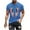 Blue, variant on UVEASISHA 4th of July T-Shirts for Men Memorial Day Novelty Print Crewneck Tee Big and Tall Casual Short Sleeve Patriotic Tshirt Slim Fit Workout Shirts Red 5XL