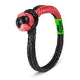 thumbnail image 1 of Bubba Rope 176746NGRB-L Heavy Duty 3/8" Synthetic Shackle NexGen PRO Gator Jaw Breaking Strength of 47,000 lb with HMPE in Red and Black, Accessory Ideal for Recovery and Towing Stuck Vehicle, 1 of 2