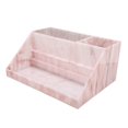 thumbnail image 1 of Dustproof Storage Organizer Acrylic Pink Compartment Marble Texture Eyelash Accessories Organizer, 1 of 4