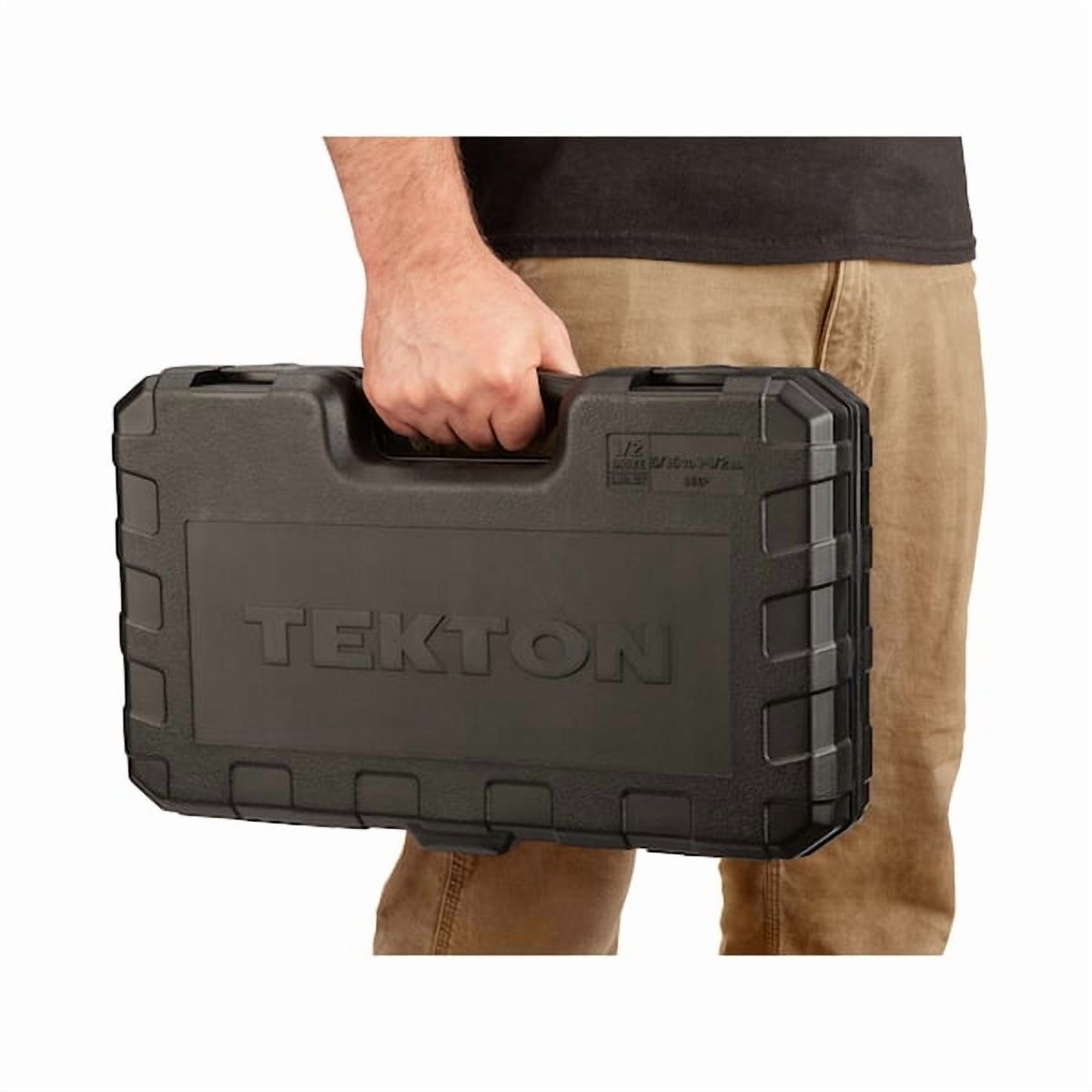 TEKTON 1/2 Inch Drive Deep 6-Point Impact Socket Set with Case, 21-Piece (5/16 - 1-1/2 in.) | SID92306