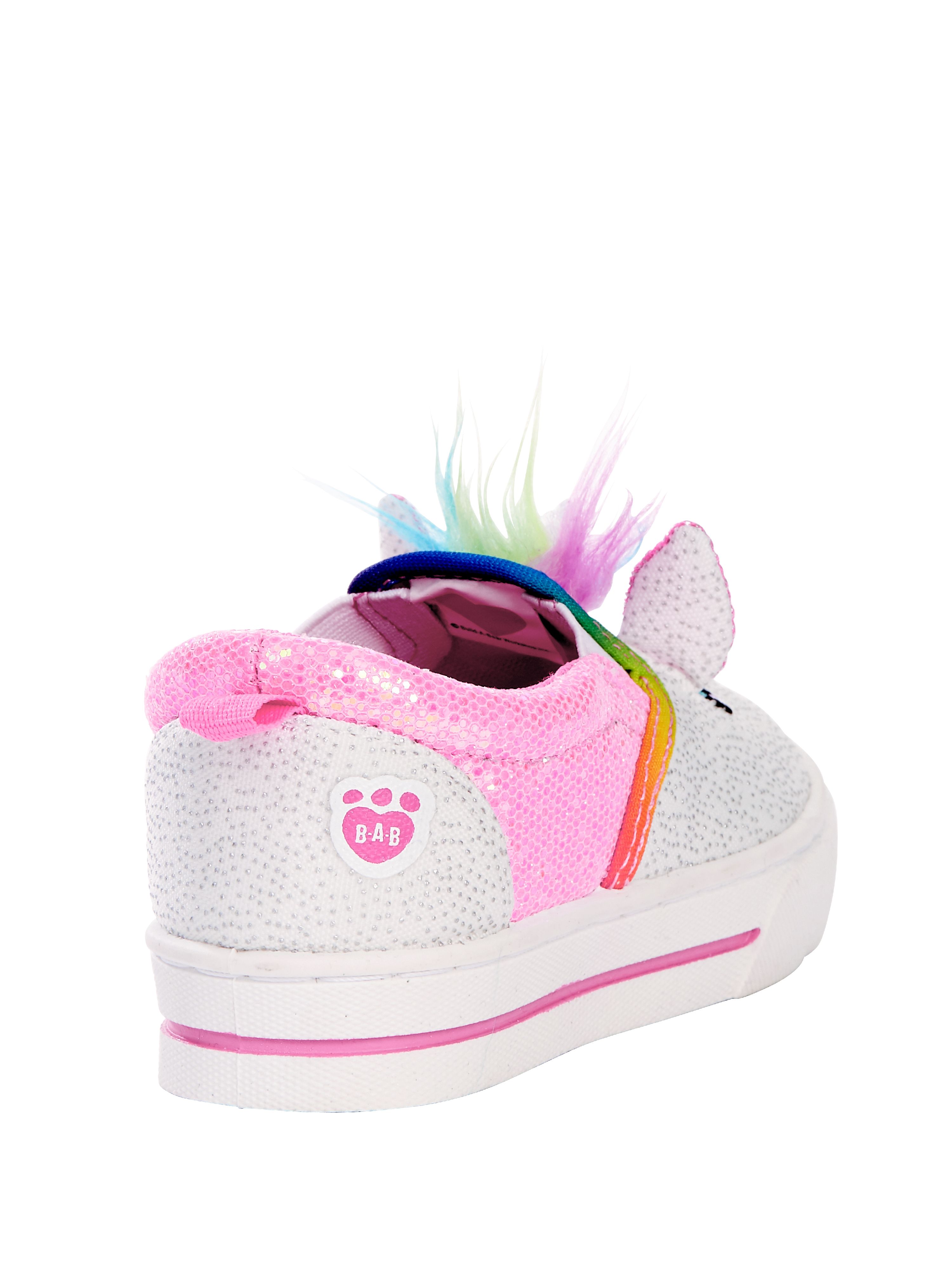 Build A Bear Toddler Girls' Unicorn Athletic Twin Gore Slip On Shoe - image 2 of 7